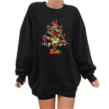 Christmas Tree Red Wine Gift Printed Hoodie