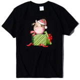 Christmas Gift Cow print T-shirt