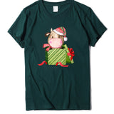 Christmas Gift Cow print T-shirt