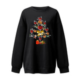 Christmas Tree Red Wine Gift Printed Hoodie