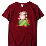 Christmas Gift Cow print T-shirt