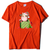 Christmas Gift Cow print T-shirt
