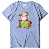 Christmas Gift Cow print T-shirt