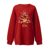 Christmas Tree Red Wine Gift Printed Hoodie
