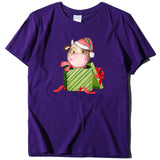 Christmas Gift Cow print T-shirt