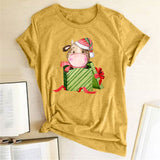 Christmas Gift Cow print T-shirt