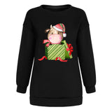 Christmas off shoulder hoodie Christmas gift
