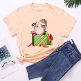 Christmas Gift Cow print T-shirt